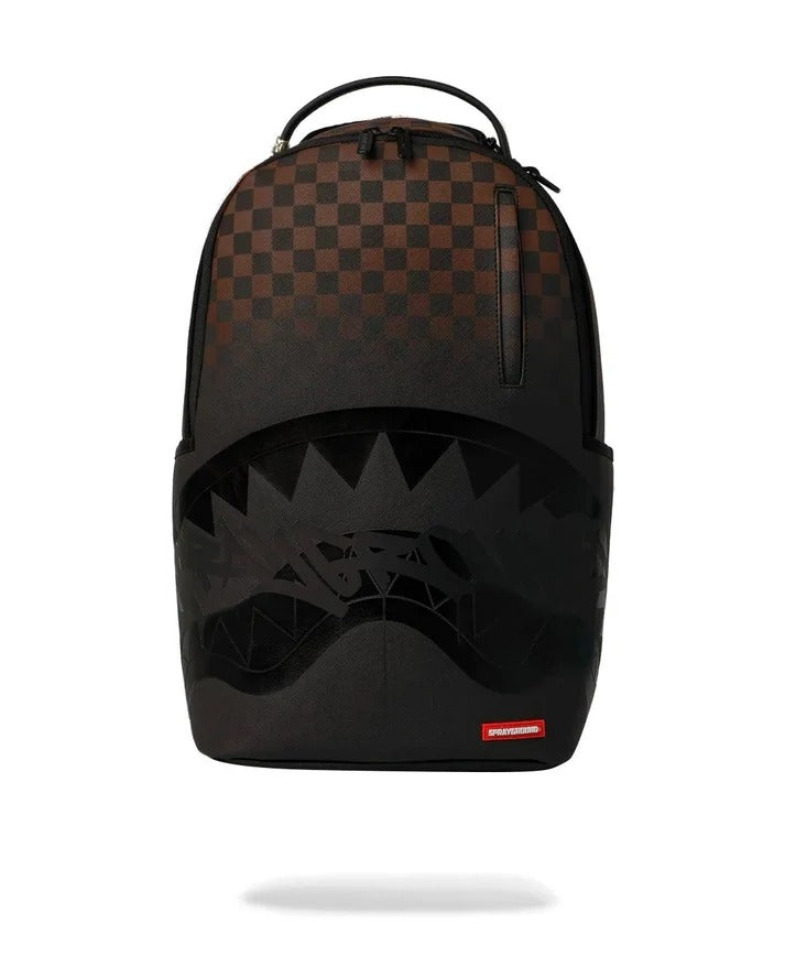 SPRAYGROUND Zaino CHECK GHOST DRIP-Marrone