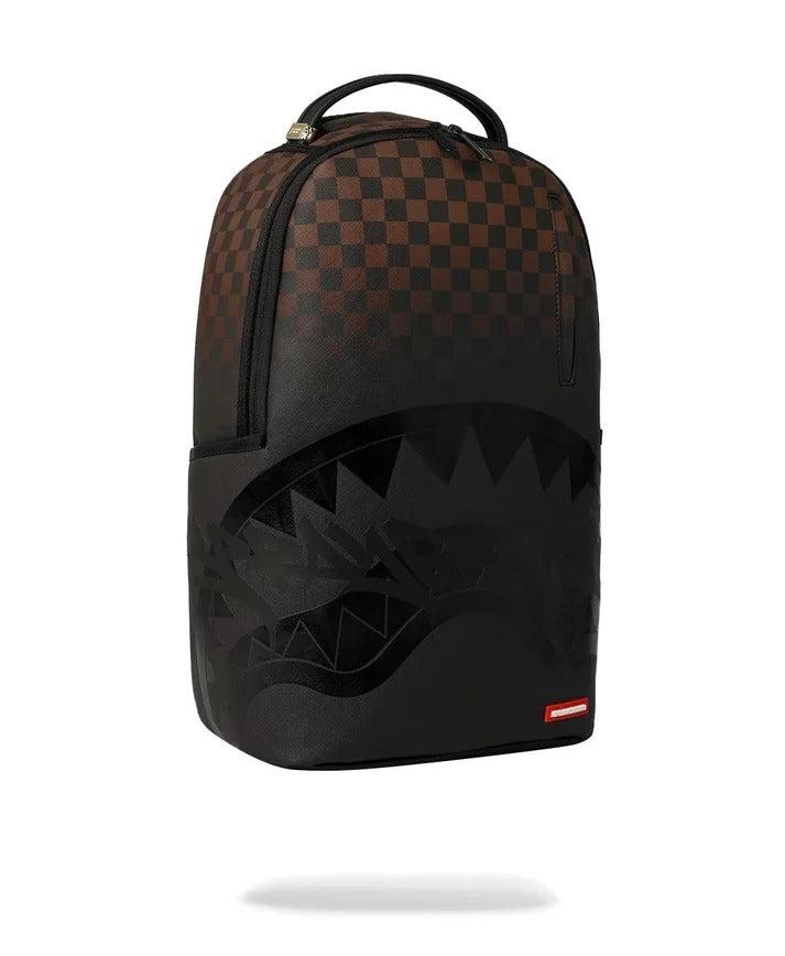 SPRAYGROUND Zaino CHECK GHOST DRIP-Marrone