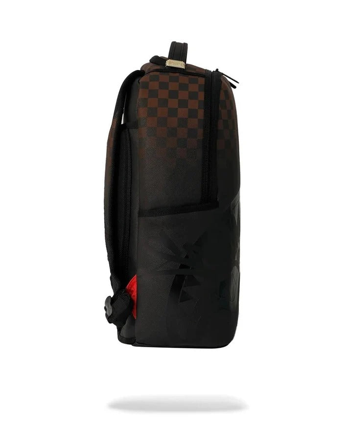 SPRAYGROUND Zaino CHECK GHOST DRIP-Marrone