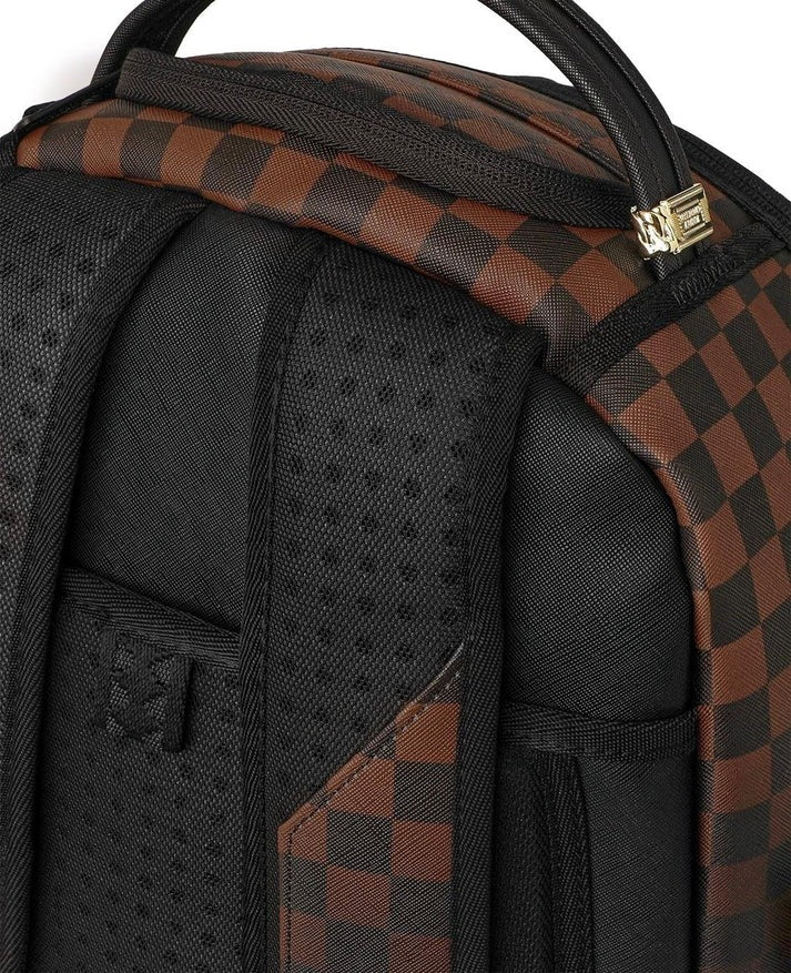 SPRAYGROUND Zaino CHECK GHOST DRIP-Marrone