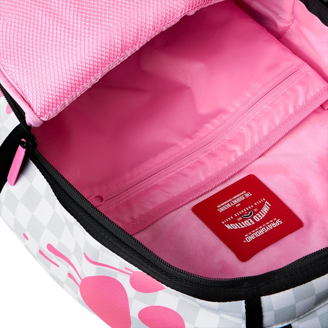 SPRAYGROUND Zaino PINK PANTHER PAWPRINTS-Bianco/Grigio
