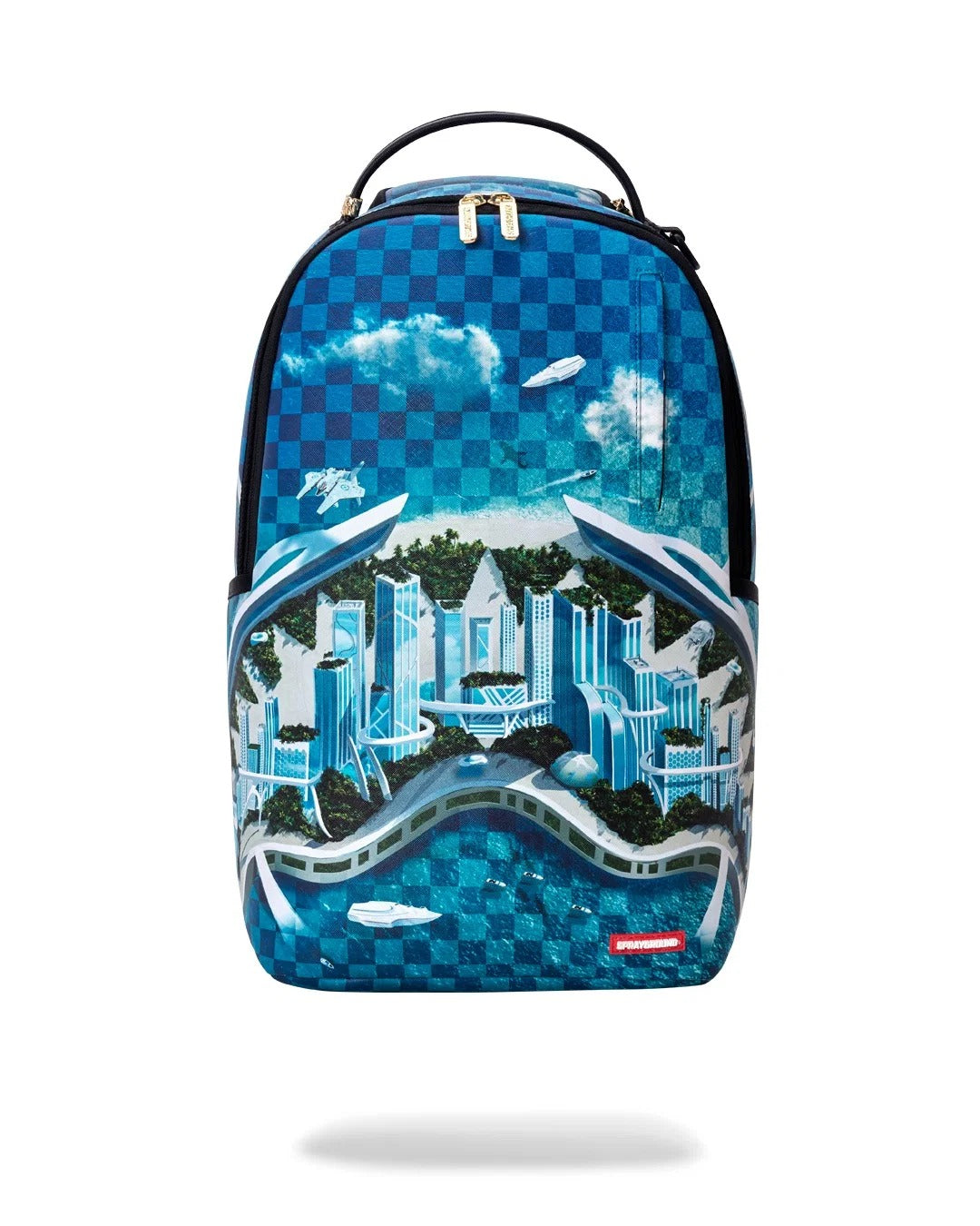 SPRAYGROUND Zaino SHARK ISLAND-Blu