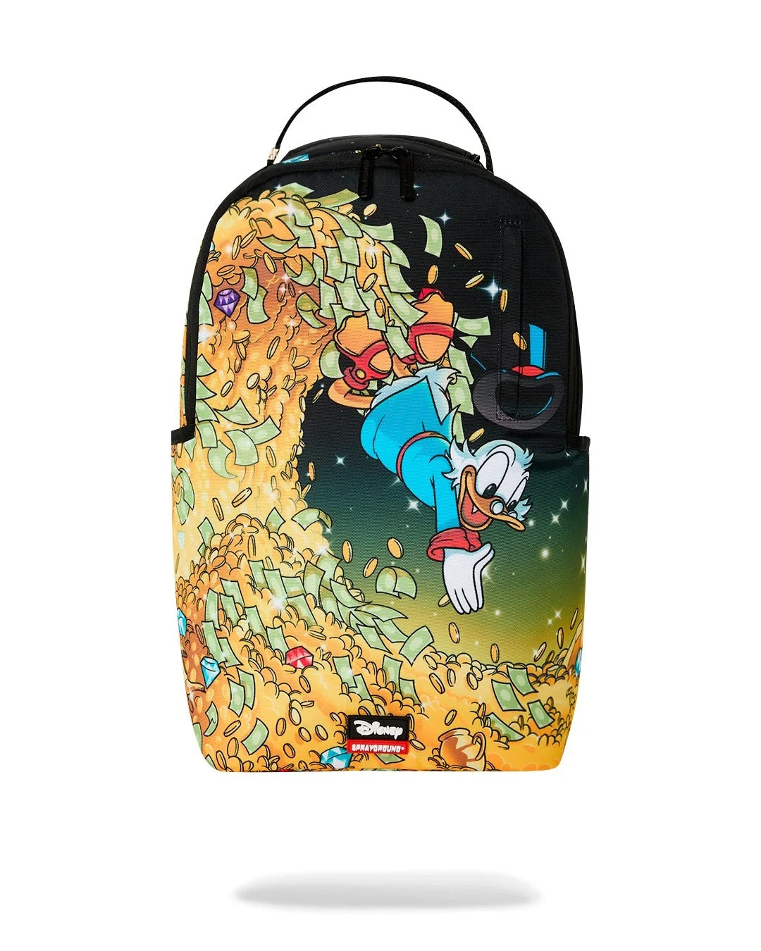 SPRAYGROUND Zaino DISNEY HOKUSAI MONEY WAVE-Nero/Oro