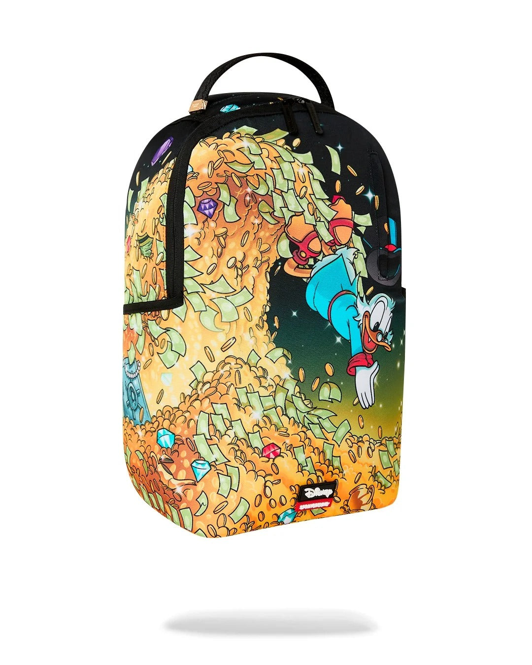 SPRAYGROUND Zaino DISNEY HOKUSAI MONEY WAVE-Nero/Oro
