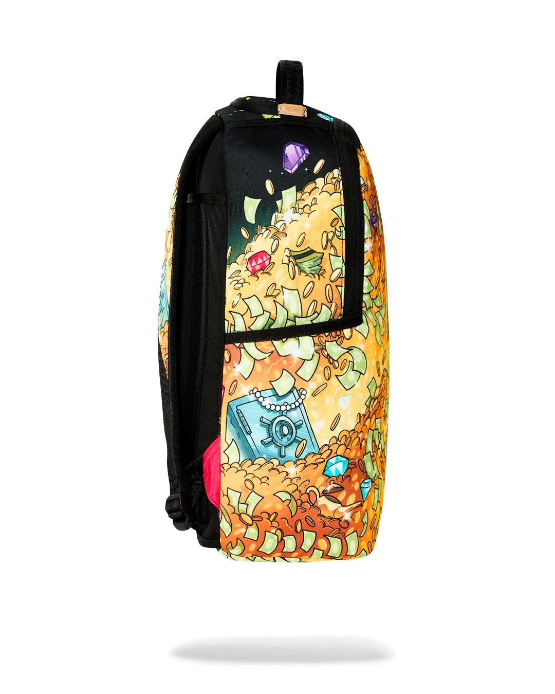 SPRAYGROUND Zaino DISNEY HOKUSAI MONEY WAVE-Nero/Oro