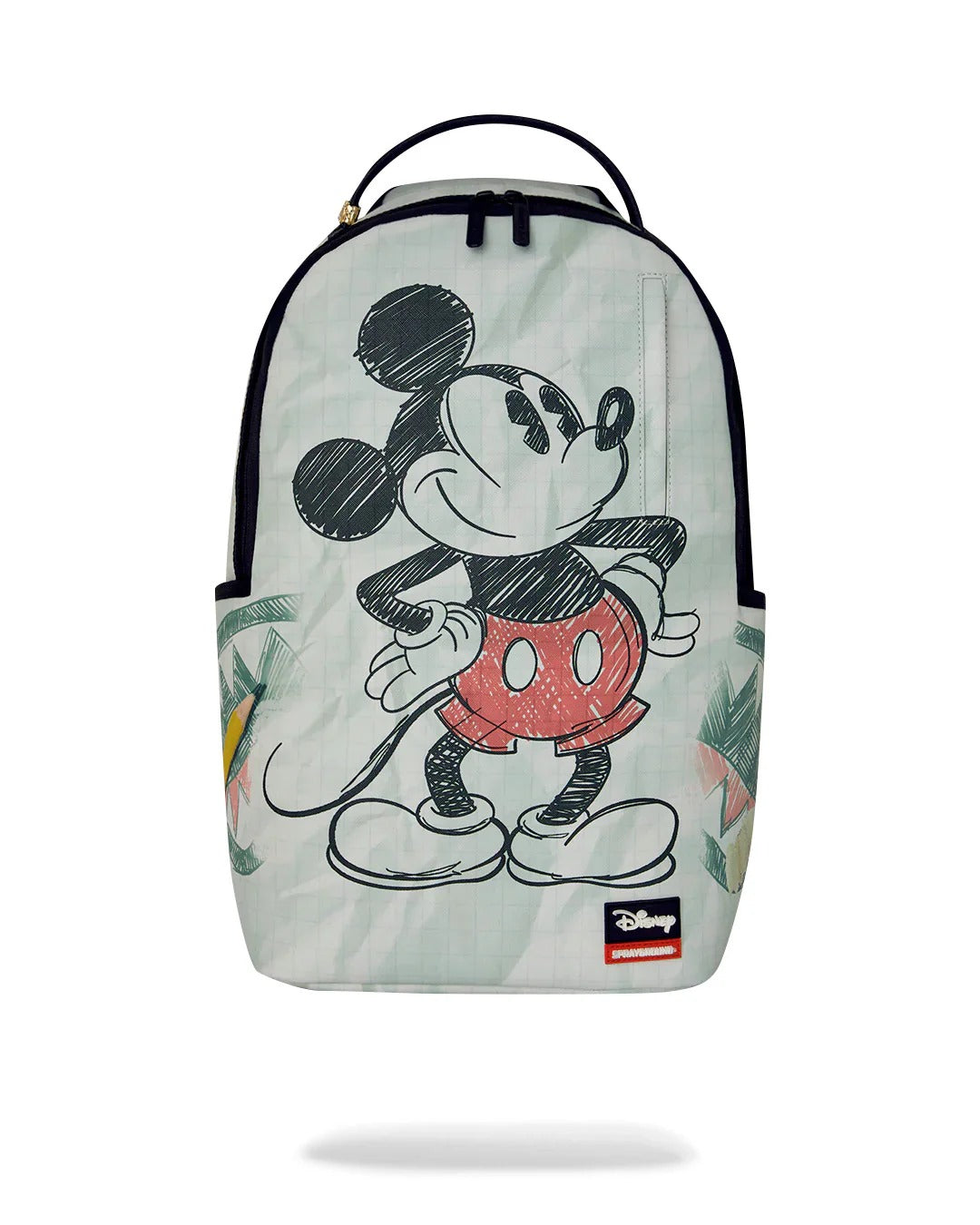 SPRAYGROUND Zaino DISNEY OLD SCHOOL MICKEY SKETCH-Bianco