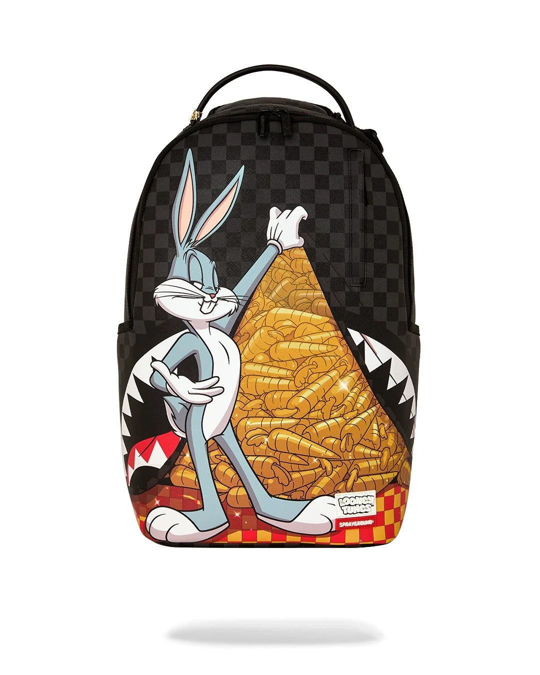 SPRAYGROUND Zaino LOONEY CARROT STASH-Nero