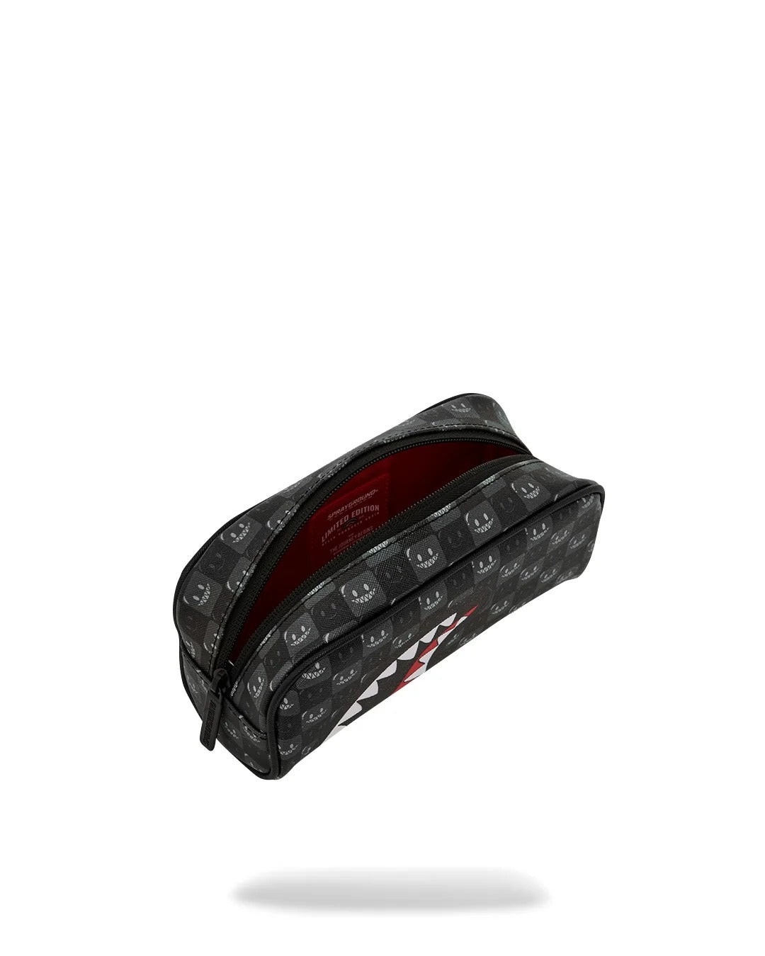 SPRAYGROUND Astuccio SHARKS IN PARIS WTF BUBBLY-Nero
