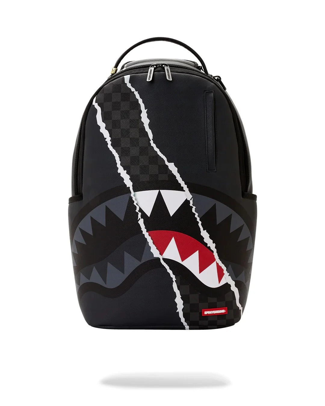 SPRAYGROUND Zaino CENTER RIP REVEALING CHECK SAVAGE-Nero/Grigio