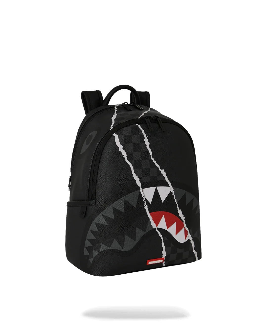 SPRAYGROUND Zainetto CENTER RIP REVEALING CHECK SAVAGE-Nero/Grigio