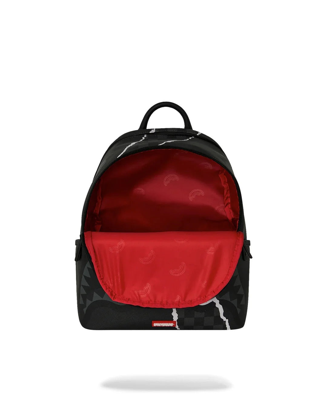 SPRAYGROUND Zainetto CENTER RIP REVEALING CHECK SAVAGE-Nero/Grigio