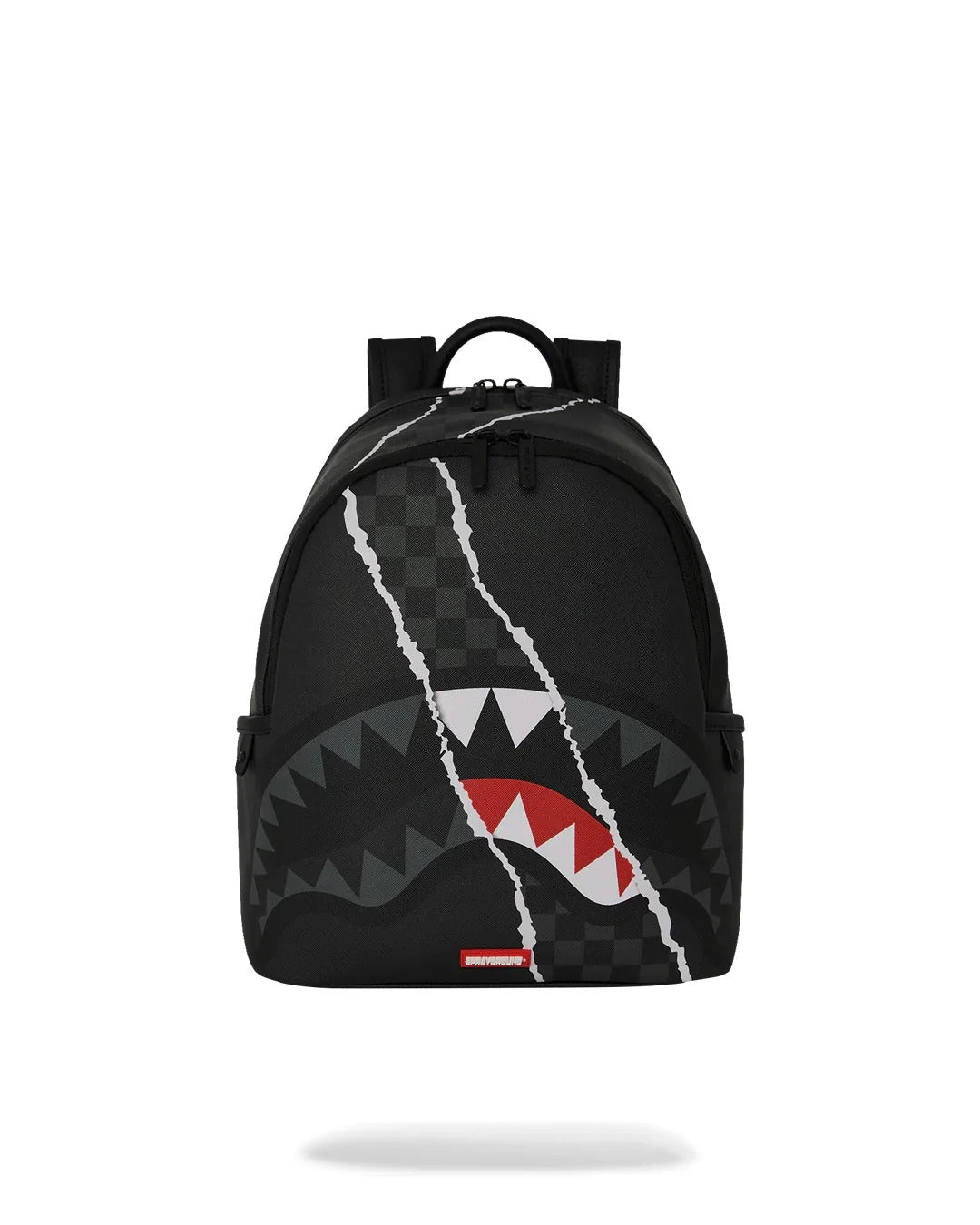 SPRAYGROUND Zainetto CENTER RIP REVEALING CHECK SAVAGE-Nero/Grigio