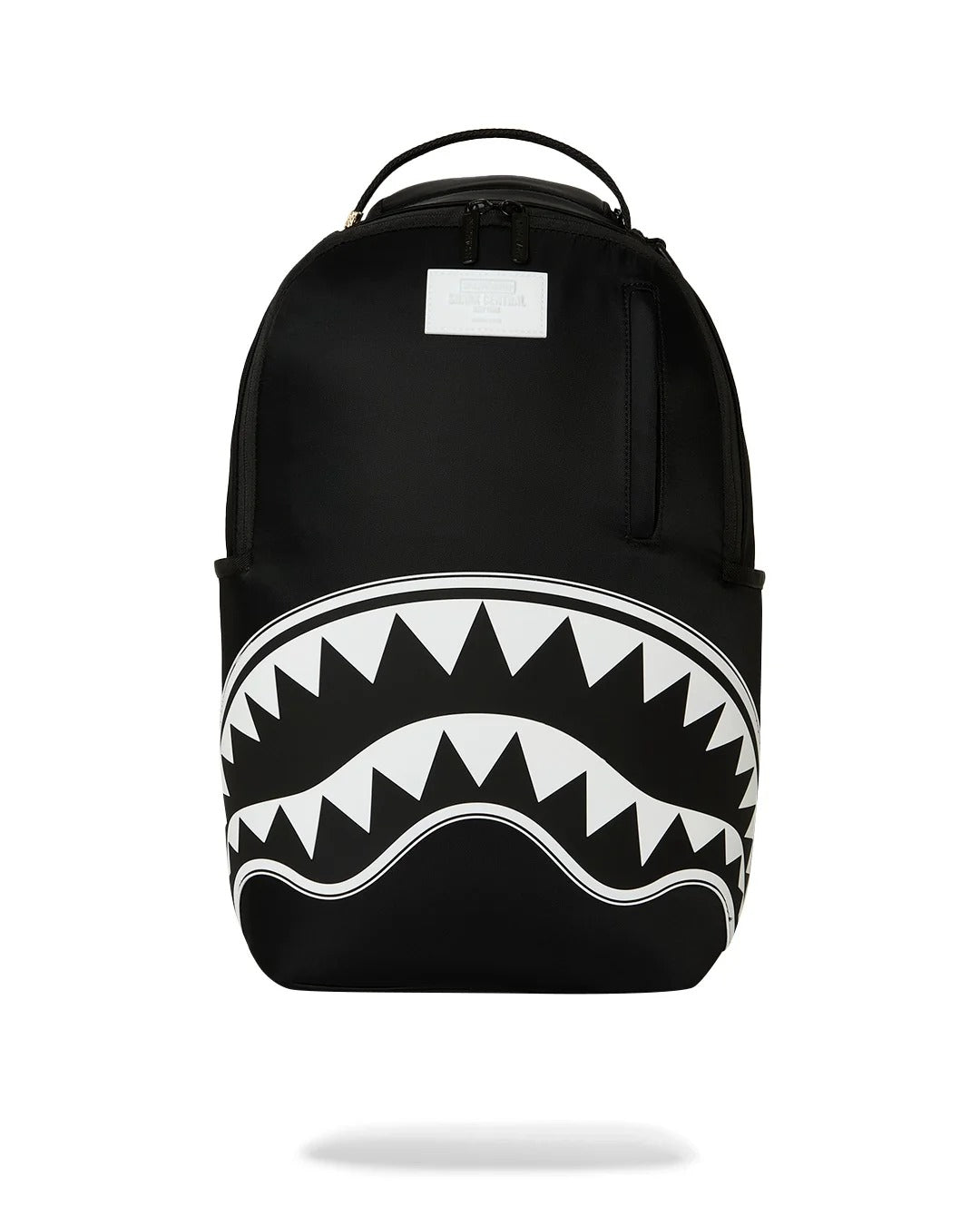 SPRAYGROUND Zaino SHARK CENTRAL WHITE STENCIL-Nero