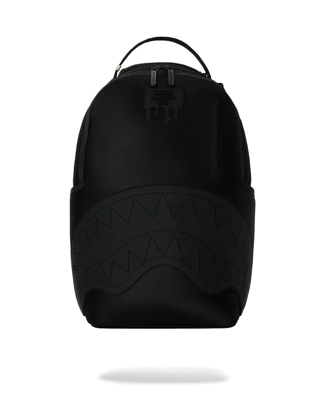 SPRAYGROUND Zaino SHARK CENTRAL BLACKED OUT EMBOSSED-Nero
