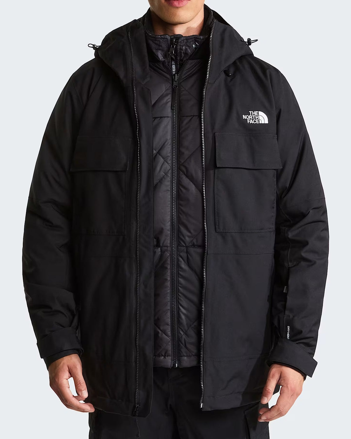 THE NORTH FACE Giacca Uomo FOURBARREL TRICLIMATE 3 in 1-Tnf Black