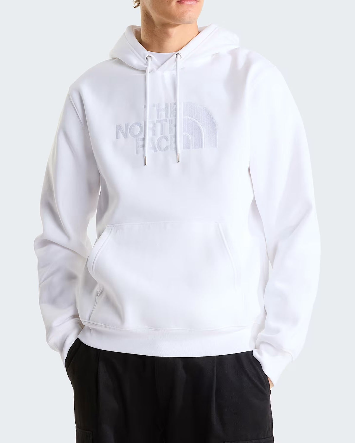 THE NORTH FACE Felpa Uomo ESSENTIAL DREW PEAK Cappuccio-Tnf White