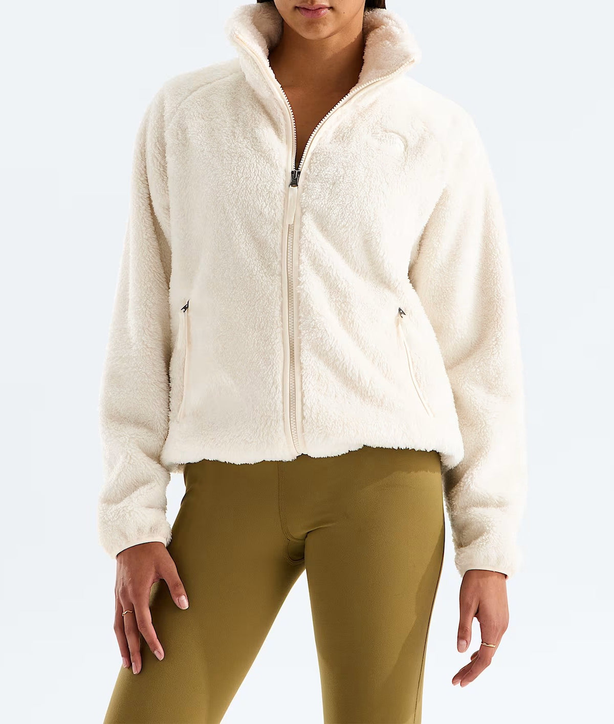 THE NORTH FACE Giacca Donna OSITO EVOLVE FULL ZIP-White Dune