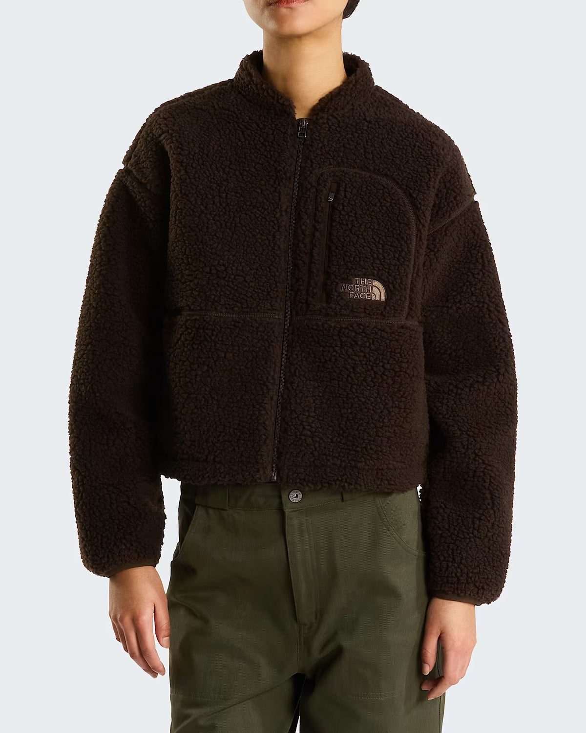 THE NORTH FACE Giacca Donna EXTREME PILE 2 Full Zip-Dark Chestnut