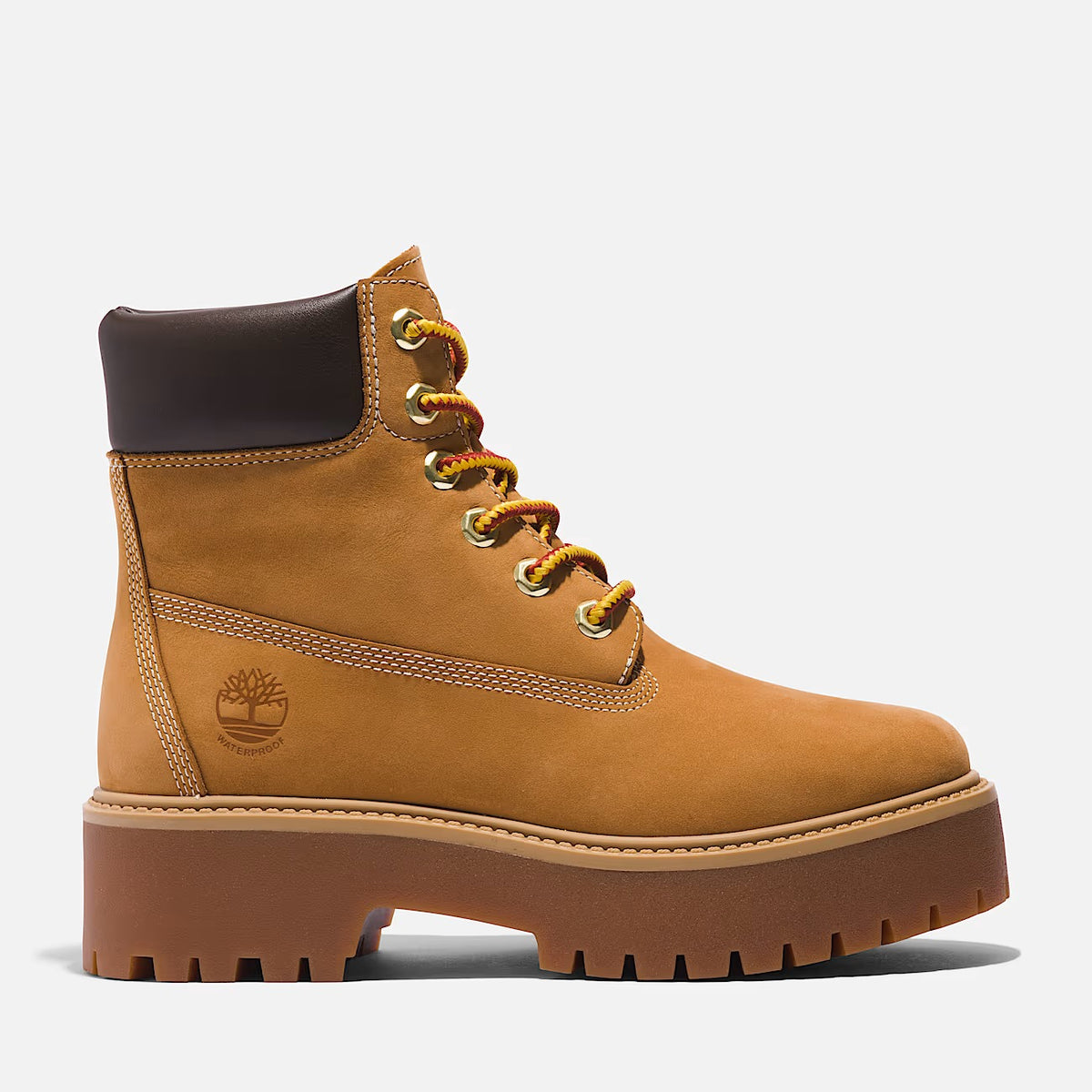 TIMBERLAND Scarponcino Donna STONE STREET 6 INCH WATERPROOF Platform-Wheat