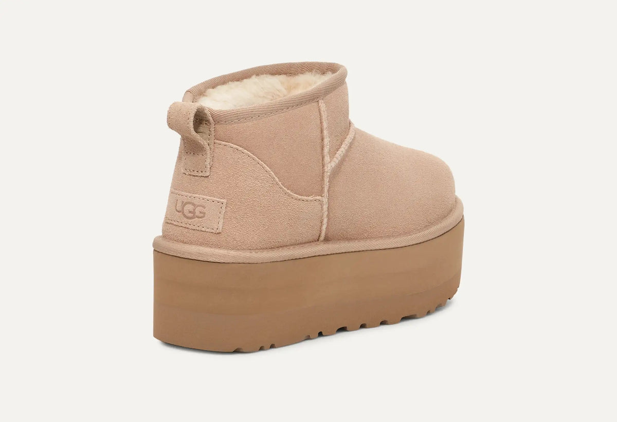UGG Scarponcino Donna CLASSIC ULTRA MINI PLATFORM 1135092-Sand