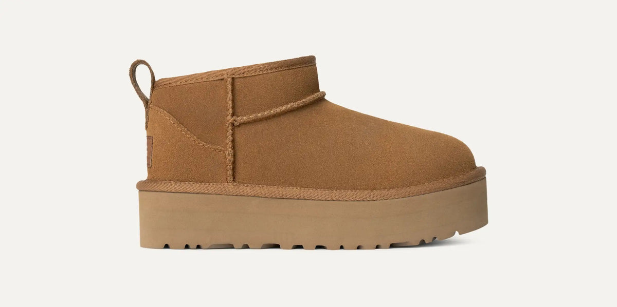 UGG Scarponcino Ragazza CLASSIC ULTRA MINI PLATFORM 1157791K-Chestnut