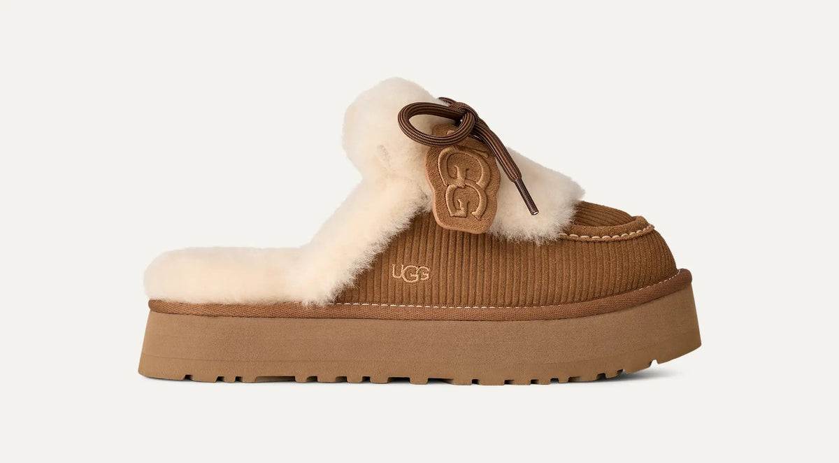 UGG Ciabatta Donna DISQUETTE HERITAGE 1180360-Chestnut