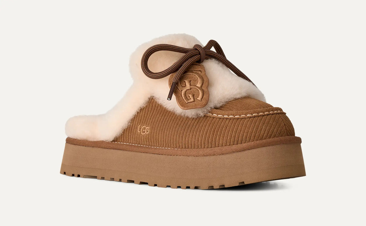 UGG Ciabatta Donna DISQUETTE HERITAGE 1180360-Chestnut