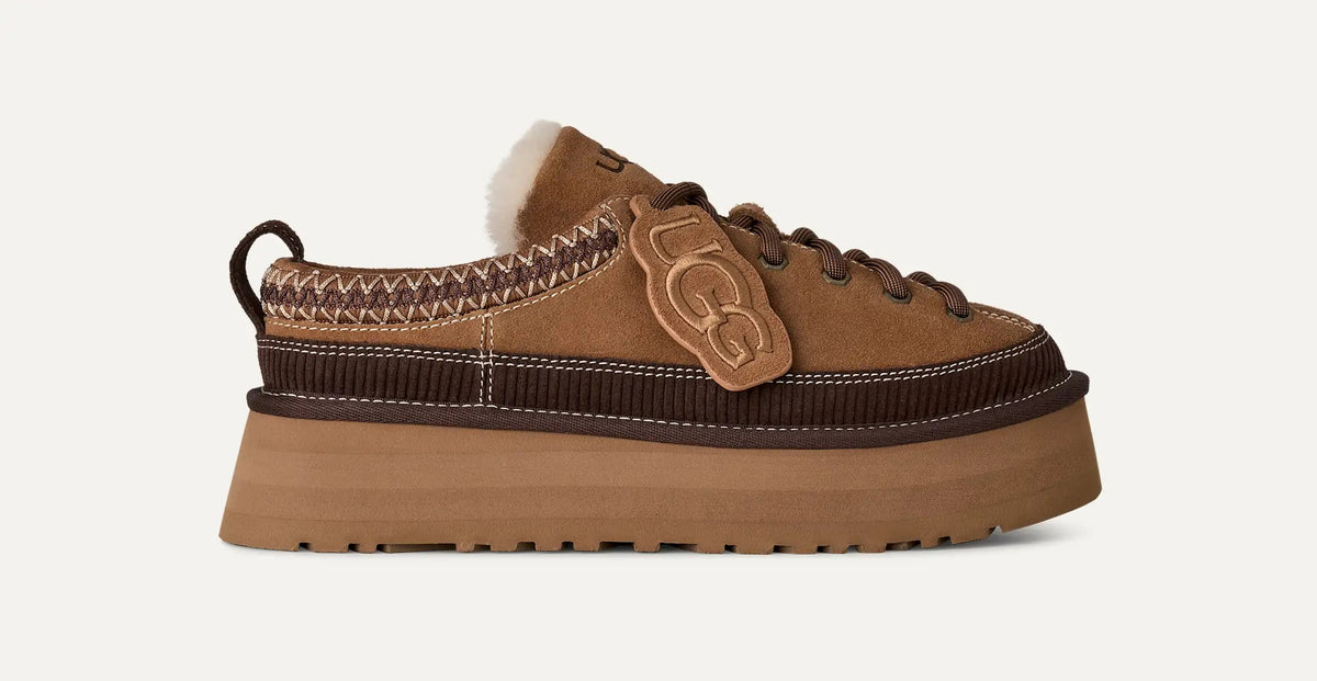 UGG Ciabatta Donna HERITAGE LACE-UP 1180361-Chestnut