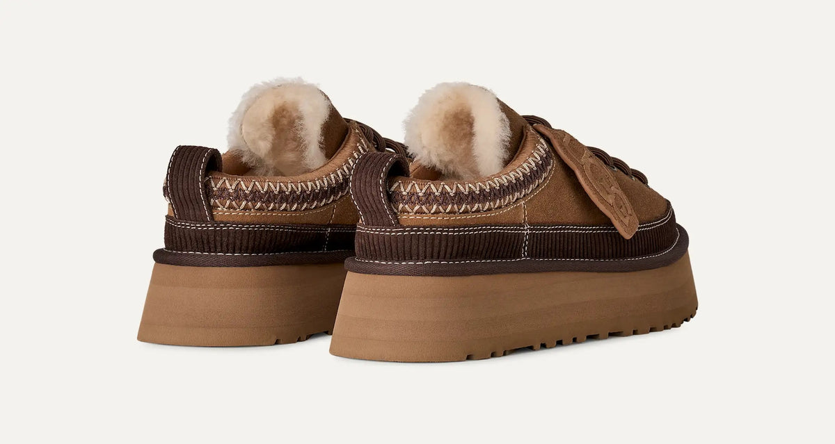UGG Ciabatta Donna HERITAGE LACE-UP 1180361-Chestnut