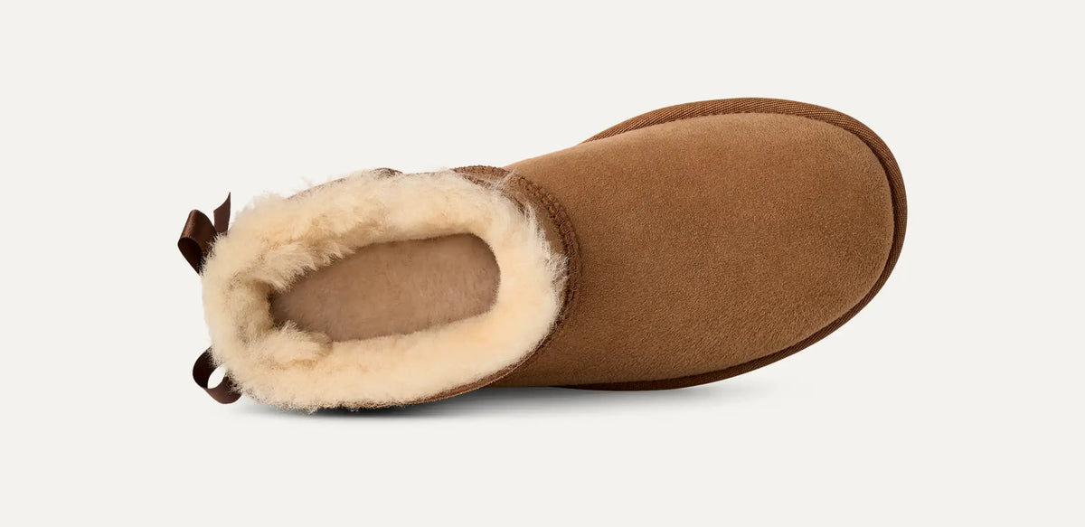 UGG Scarponcino Donna ULTRA MINI BAILEY BOW 1185491-Chestnut