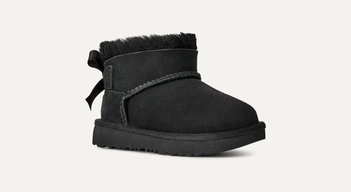 UGG Scarponcino Bambina ULTRA MINI BAILEY BOW 1185920T-Black
