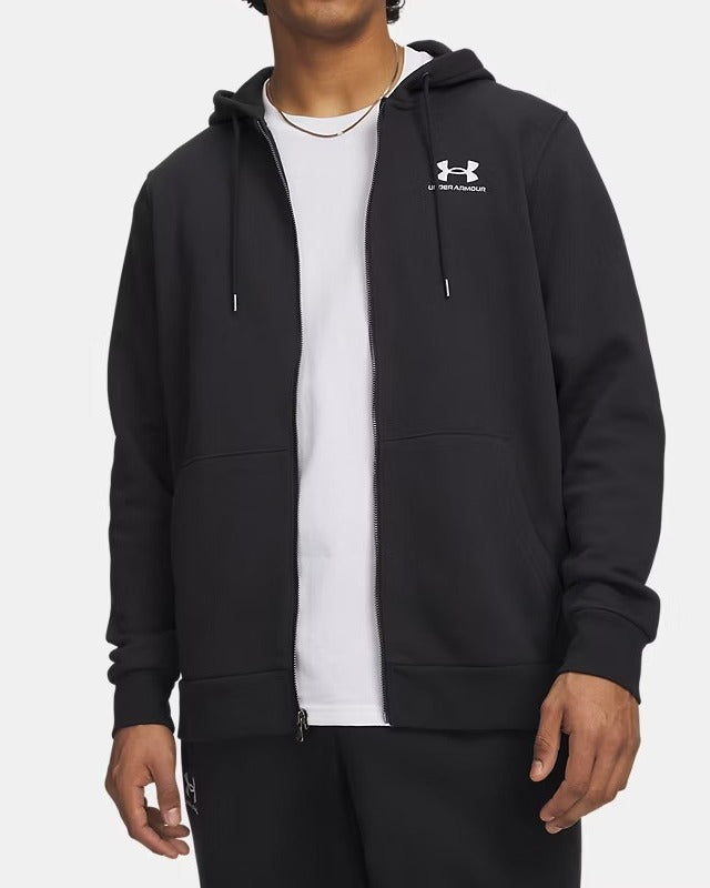 UNDER ARMOUR Felpa Uomo ICON Zip-Black