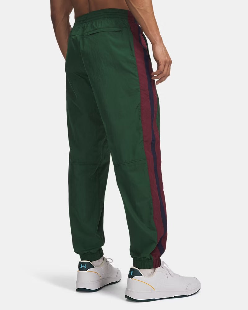 UNDER ARMOUR Jogger Uomo ICON WOVEN TRACK-Forest Green/Navy/White