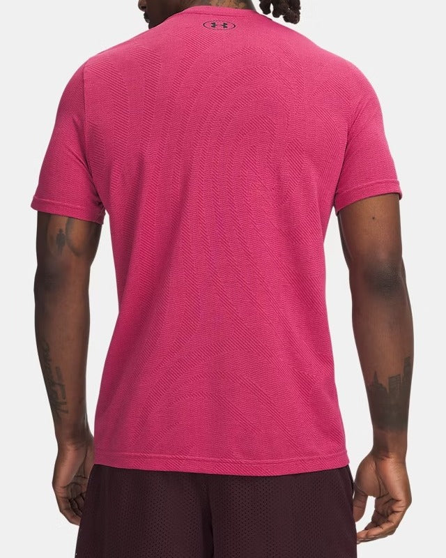 UNDER ARMOUR T-Shirt Uomo VANISH SEAMLESS-Pink Frenzy