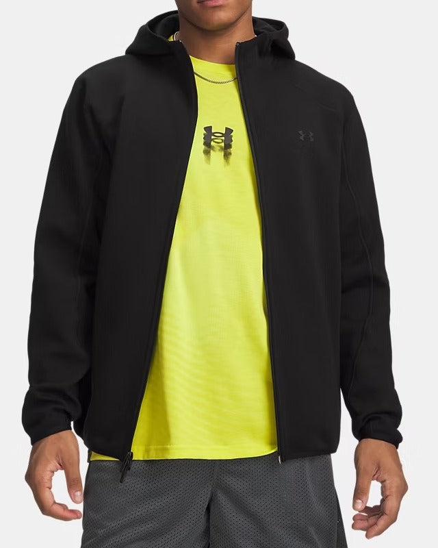 UNDER ARMOUR Felpa Uomo UNSTOPPABLE FLEECE-Ultimate Black