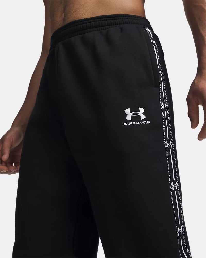 UNDER ARMOUR Jogger Uomo ICON FLEECE TAPED-Ultimate Black