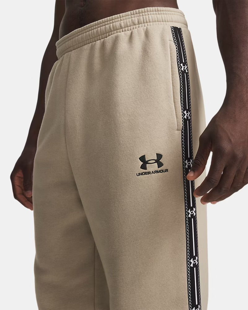 UNDER ARMOUR Jogger Uomo ICON FLEECE TAPED-City Khaki