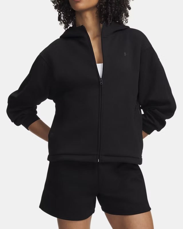 UNDER ARMOUR Felpa Donna UNSTOPPABLE FLEECE-Ultimate Black