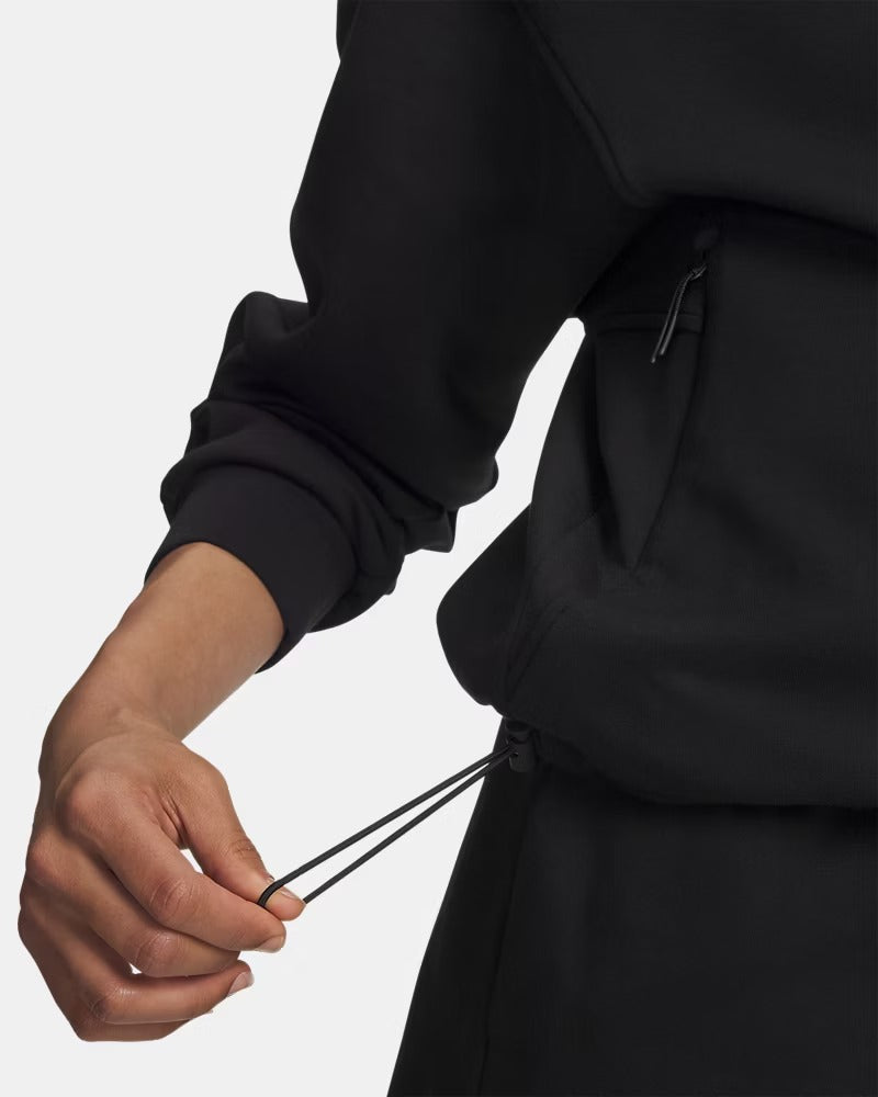UNDER ARMOUR Felpa Donna UNSTOPPABLE FLEECE-Ultimate Black