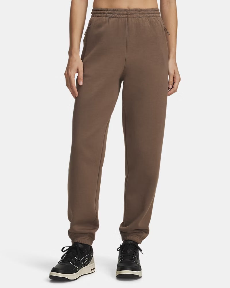 UNDER ARMOUR Jogger Donna UNSTOPPABLE FLEECE GYM-Desert Taupe