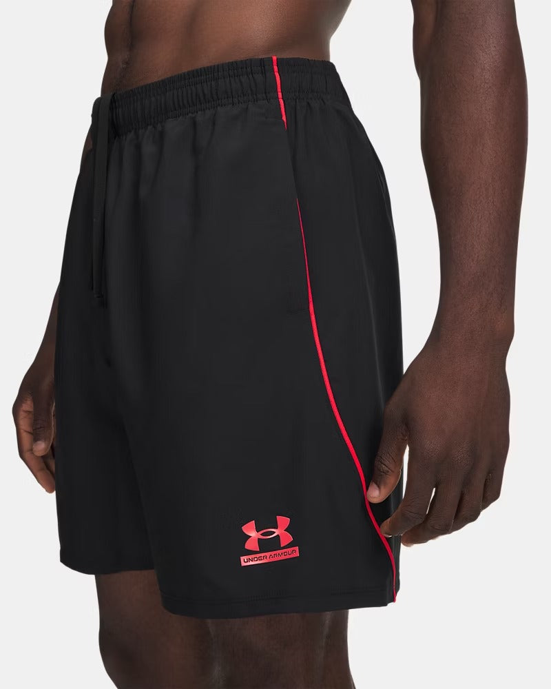 UNDER ARMOUR Shorts Uomo TECH SPORT-Black/Racer Red