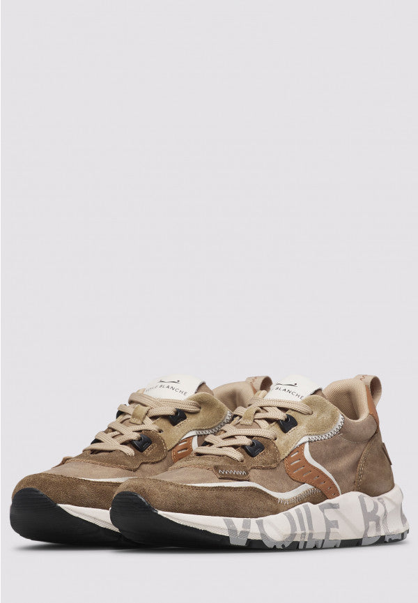 VOILE BLANCHE Sneaker Uomo Club01-Marrone