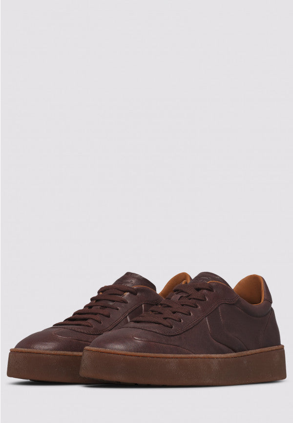 VOILE BLANCHE Sneaker Uomo MIND 02-Marrone Scuro