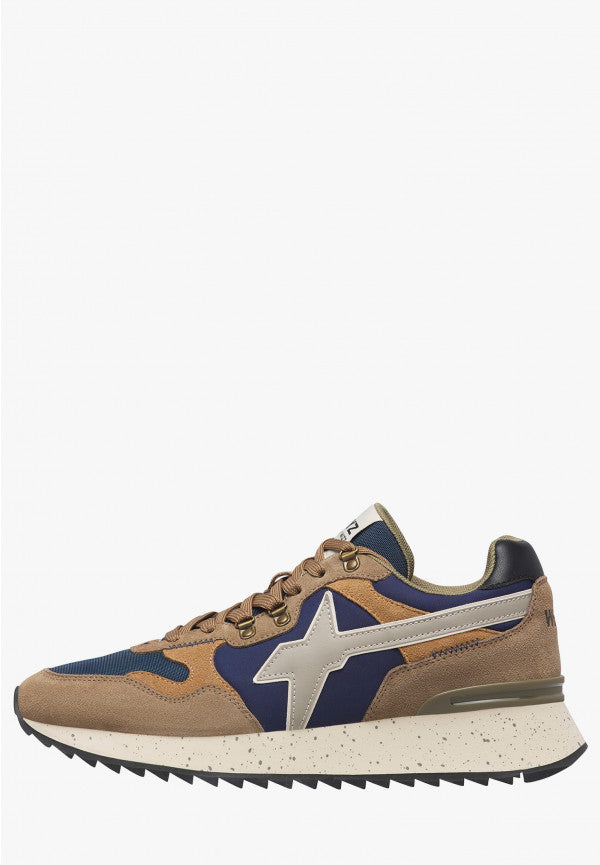W6YZ Sneaker Uomo Yak-M-Marrone/Navy