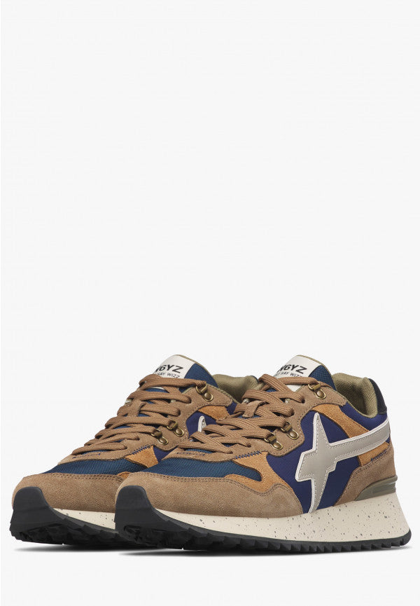 W6YZ Sneaker Uomo Yak-M-Marrone/Navy