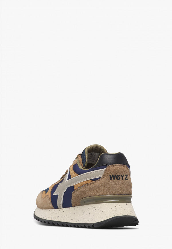 W6YZ Sneaker Uomo Yak-M-Marrone/Navy