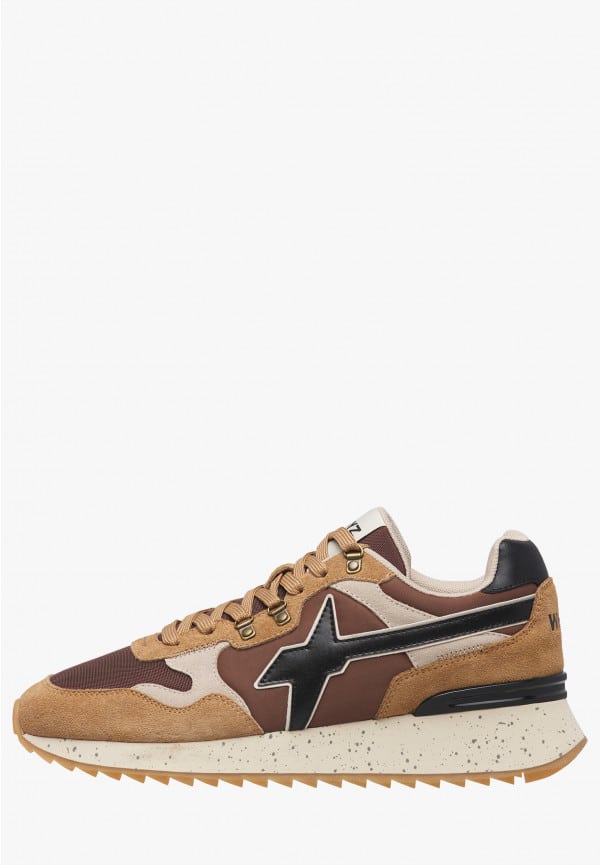 W6YZ Sneaker Uomo Yak-M-Marrone/Beige