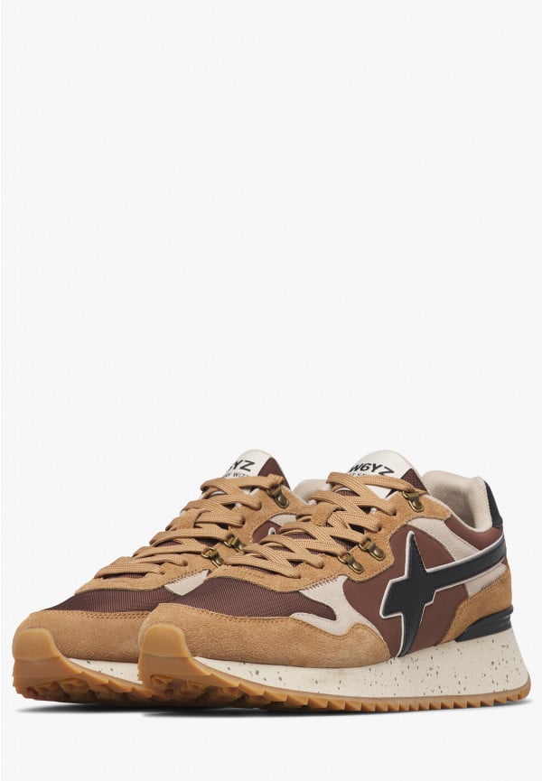 W6YZ Sneaker Uomo Yak-M-Marrone/Beige