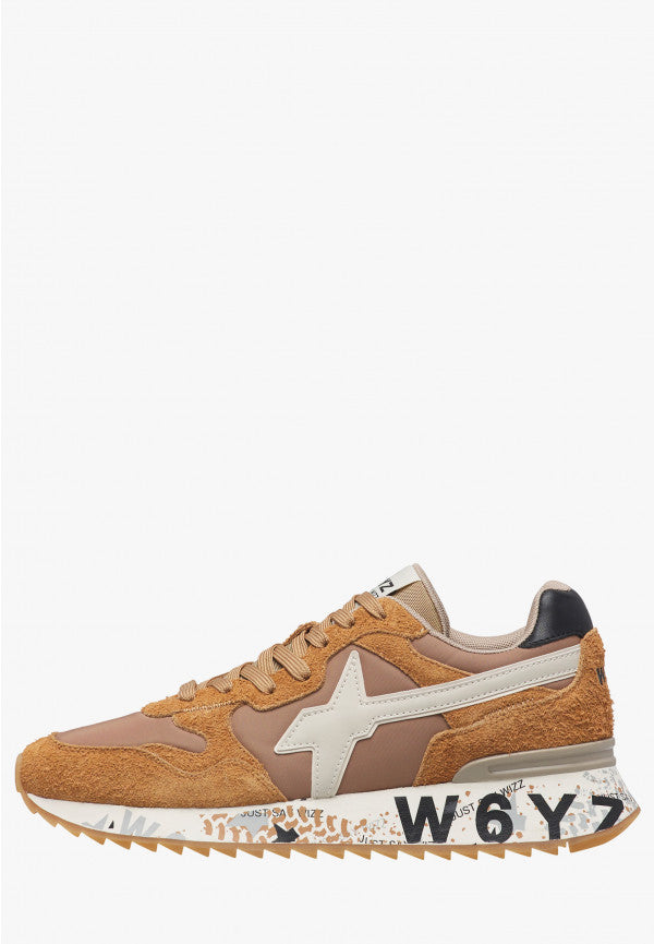 W6YZ Sneaker Uomo Yak-M-Marrone/Beige