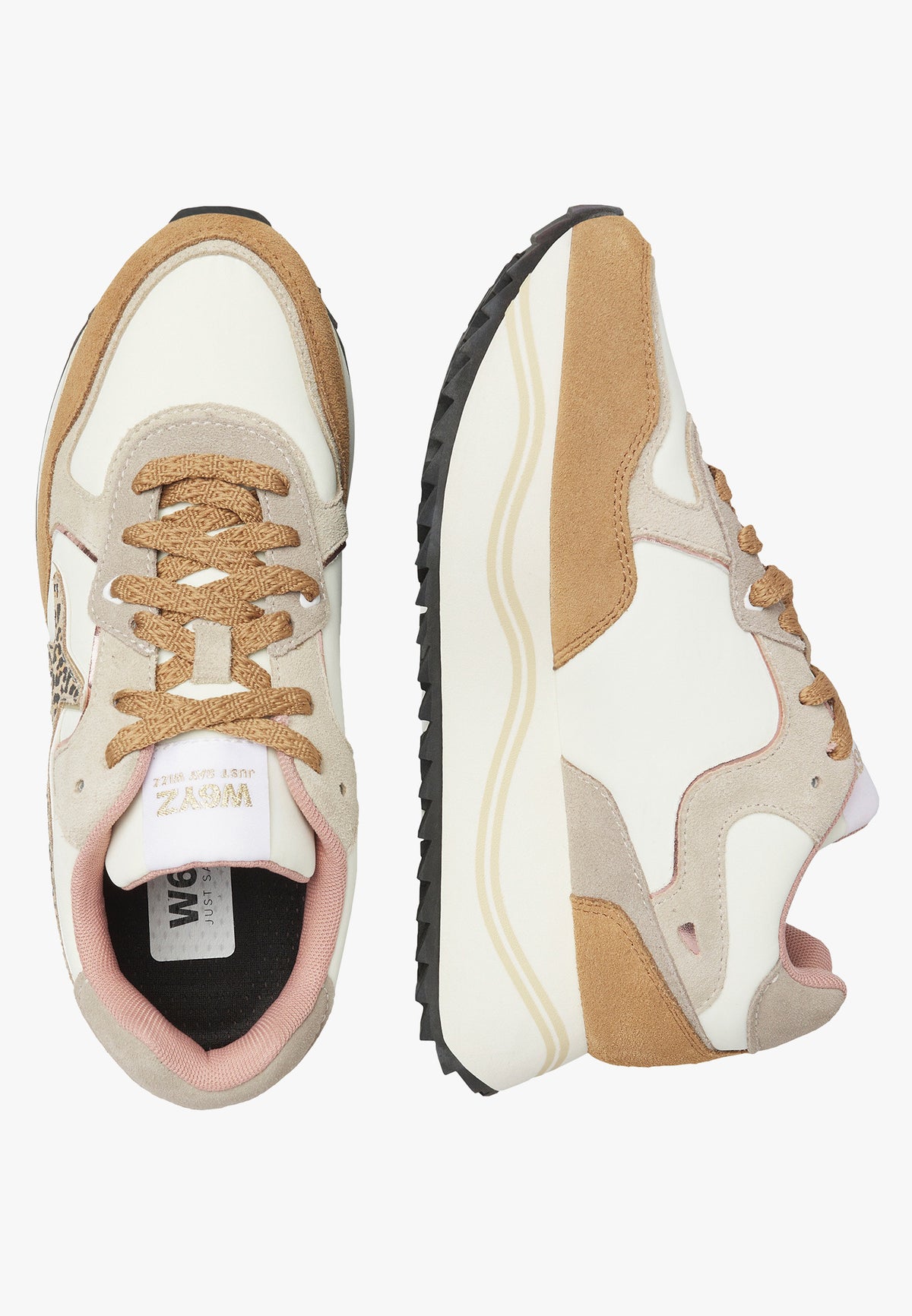 W6YZ Sneaker Donna Deva W-Marrone/Latte